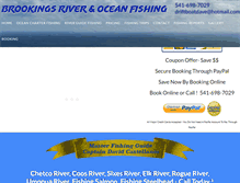 Tablet Screenshot of brookingsoceanfishing.com